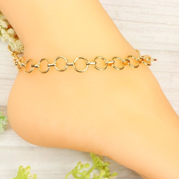 "Handmade Anklet – Elegant & Delicate Jewelry for Women | UNVRC1643 - Picture 6 of 10